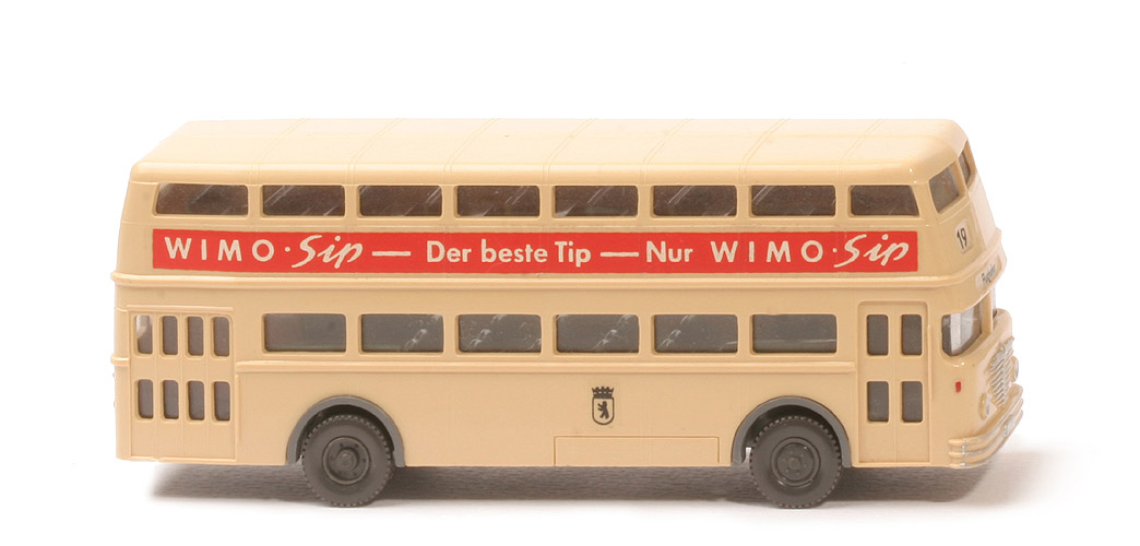 Büssing D2U geschlossen Wimo Sip - Linie 19 (Flughafen) - 722/5e