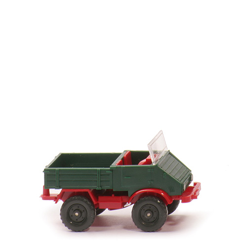 Unimog offen (1995) - Aufbau kieferngrün, CH rot, Kardan rot - Unimog (6) 1