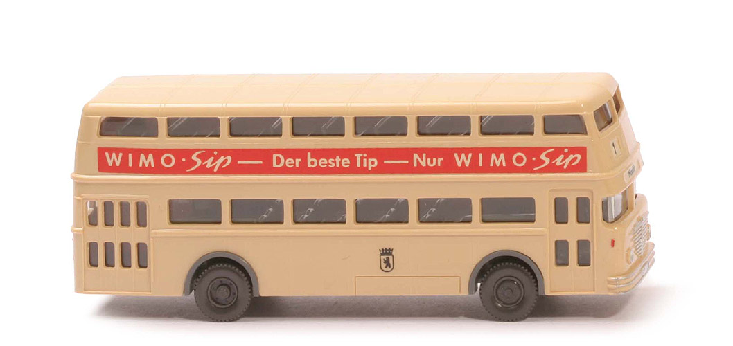 Büssing D2U geschlossen Wimo Sip - Linie 1 (Moabit) - 722/5c