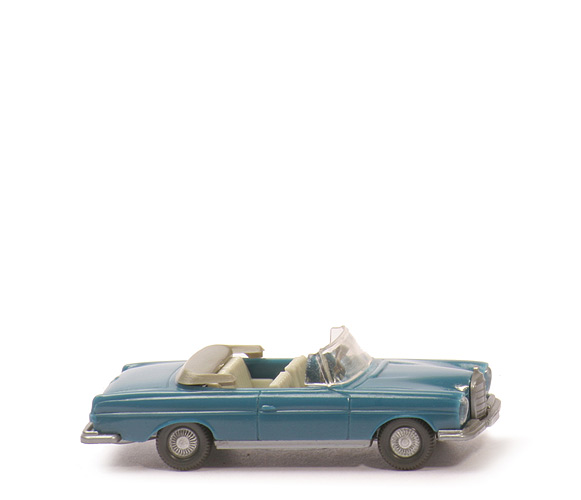 Mercedes 280 SE Cabrio - azurblau, BP 15 c - 153/4f