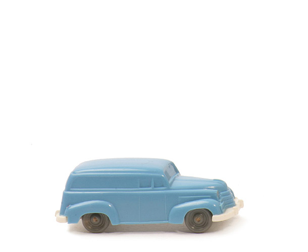 Opel Olympia Kombiwagen - lilablau, CH weiß - 350/1b