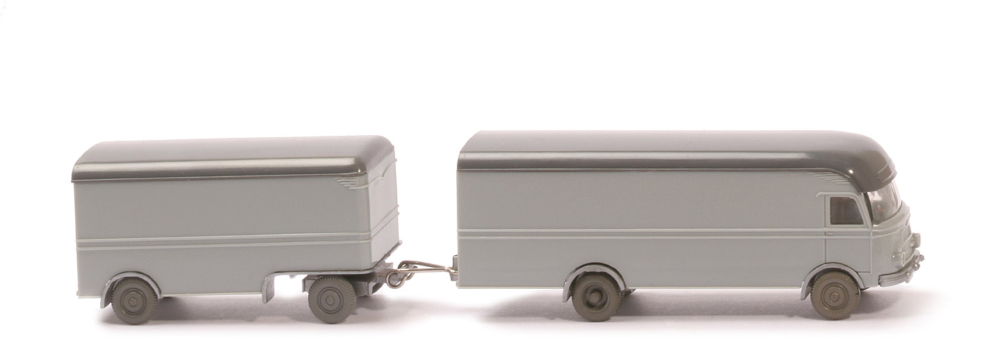 MB LP 312 Großraum-Möbelwagen - Vorserie? unbeschriftet silbergrau/basaltgrau - 500/1 ?