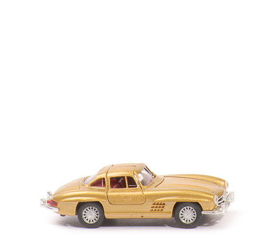 Mercedes 300 SL Relaunch 1991 - goldmetallic Lack, MB Werbemodell 1996 - Mercedes (66) l
