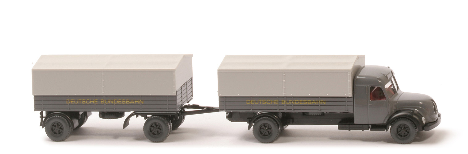 Lastzug Magirus S 7500 - Deutsche Bundesbahn (Klassische Fahrzeuge DB) - 990/6 - 3