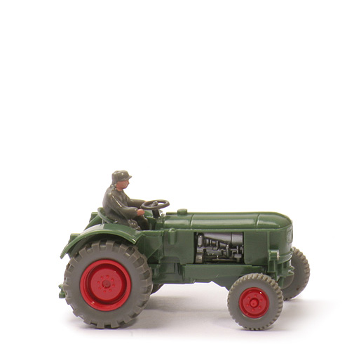 Deutz-Schlepper - diamantgrün, LKR waagerecht, m. Fahrer - 383/3d