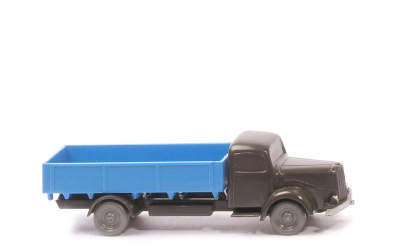 MB L 5000  uv Pritschen-LKW - FH, CH, anthrazit, PR himmelblau - 430/6l