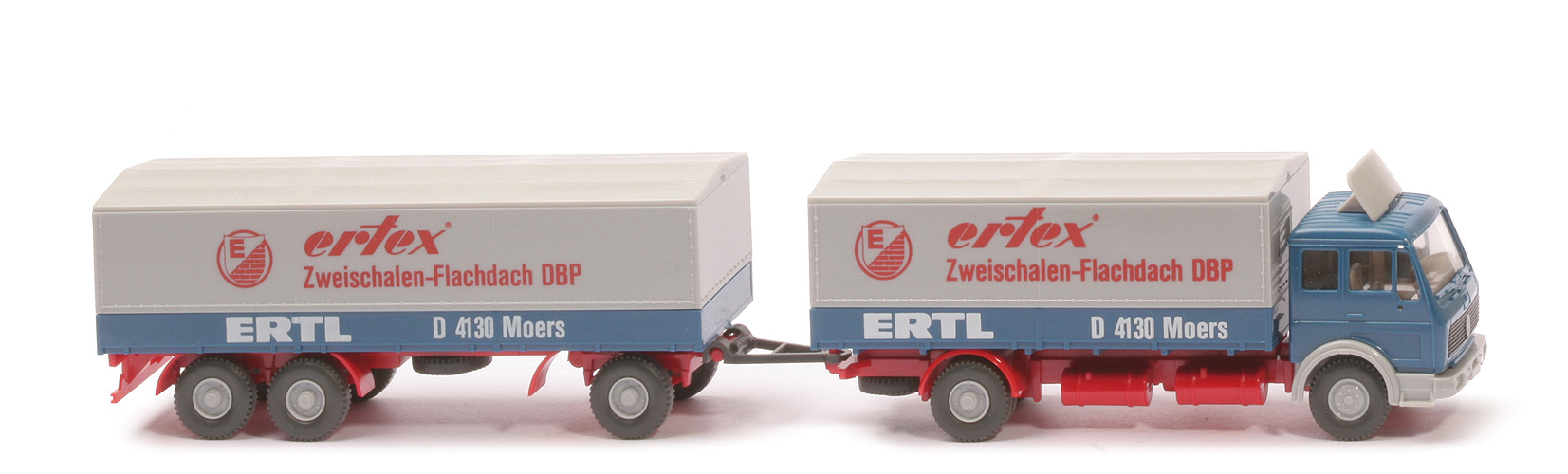 MB 1632 Fernlastzug 2/3 - Ertex rot - Ertex