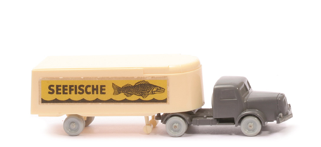 Henschel Alter Kühlsattelzug - Seefische, ZM basaltgrau, Aufl. creme - 520/9i