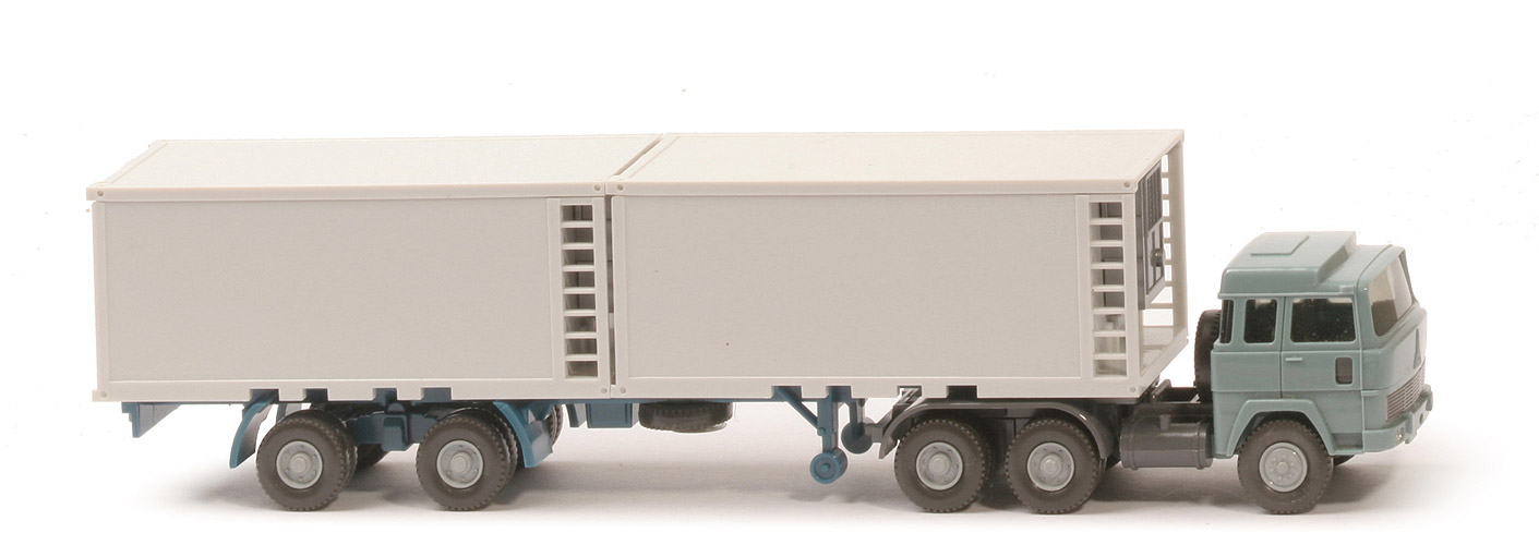 Magirus 235 D Kühlcontainer-Sattelzug - Interfrost, unbenutzer Aufkleberbogen - 522/1a