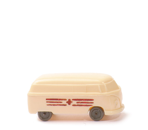 VW T1 Kasten  (Typ 2) Krankenwagen - creme, Streifendruck - 320/3a