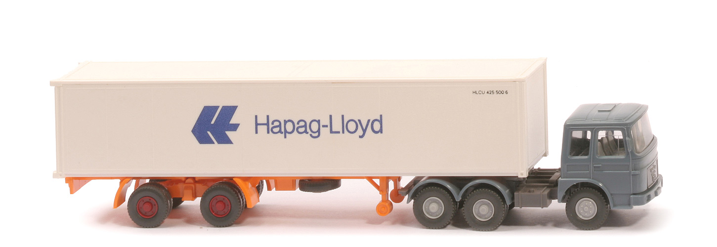 MAN 22.321 Container-Sattelzug - Hapag-Lloyd 1 x 40 ft, graublau / basaltgrau - Hapag-Lloyd 7 ?