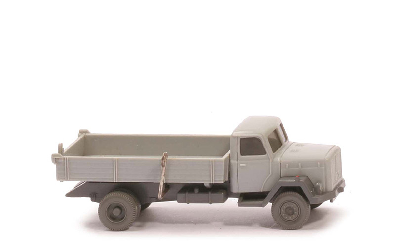 Magirus Saturn Flachpritschenkipper (2-achsig) - FH, PR silbergrau, CH basaltgrau - 424/1c