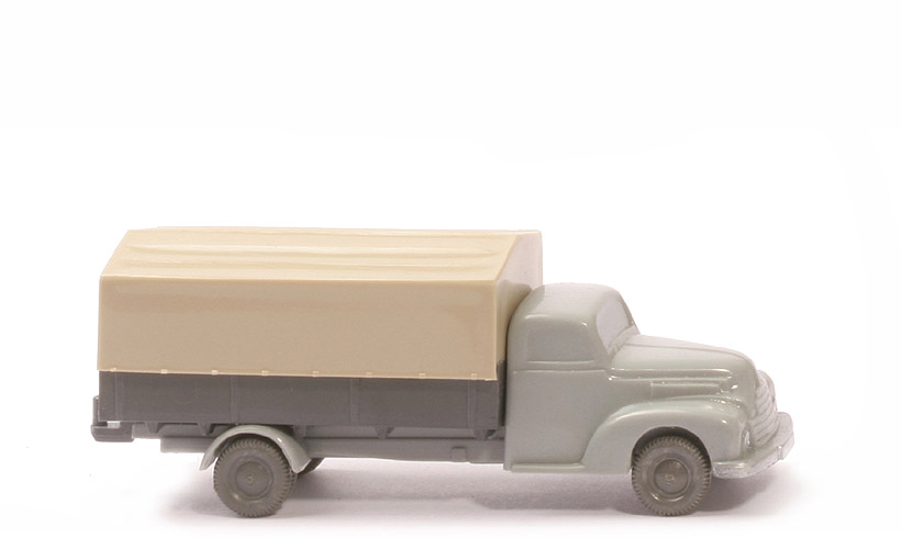 Ford 3500 Pritschen-LKW - FH, CH silbergrau, PR dunkelbasaltgrau mit Plane - 460/5 ?