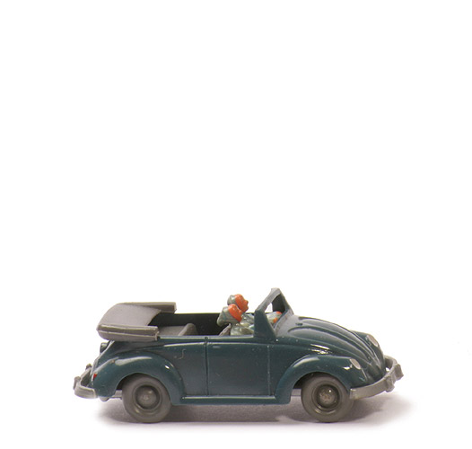 VW Käfer Cabrio mit Frontrahmen - dunkelblaugrau - 33/1d