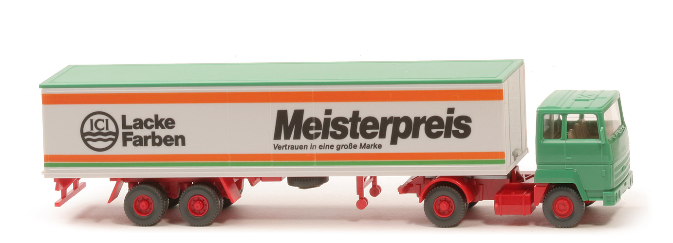 Ford Transcontinental Koffer-Sattelzug  - ICI, Vertrauen in eine große Marke, grün/grün - 540/35 ?