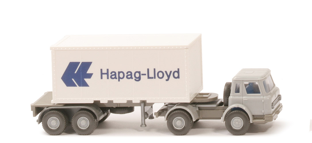 IH Container-Sattelzug 20 ft - Hapag-Lloyd Container m. Nr. - Hapag-Lloyd 12 ?