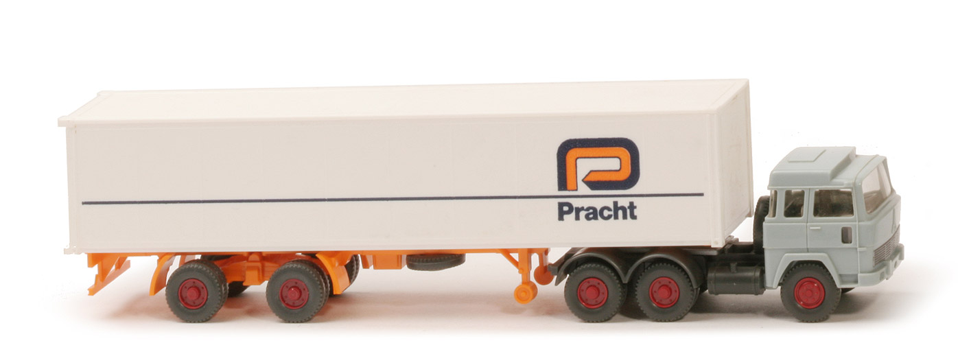 Magirus 235 D Container-Sattelzug - Pracht, 1 x 40 ft, weiß - Pracht (8)