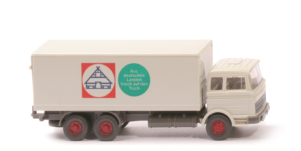 MB LP 2223 Koffer-LKW - Aus deutschen Landen, grauweiß - 450/10f