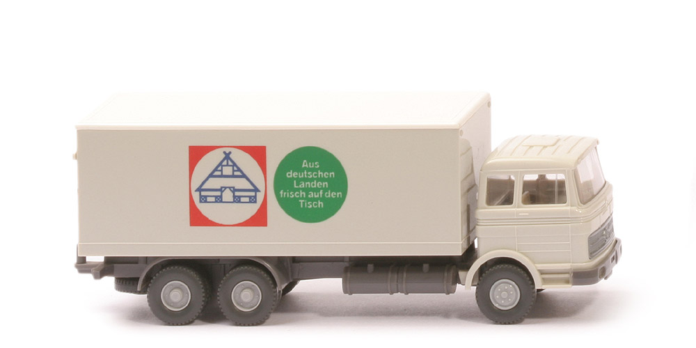 MB LP 2223 Koffer-LKW - Aus deutschen Landen, grauweiß, ..., mit Lkr - 450/11d