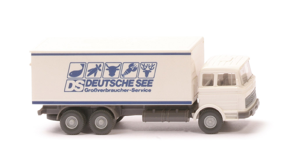 MB LP 2223 Koffer-LKW - Deutsche See, weiß - 450/15