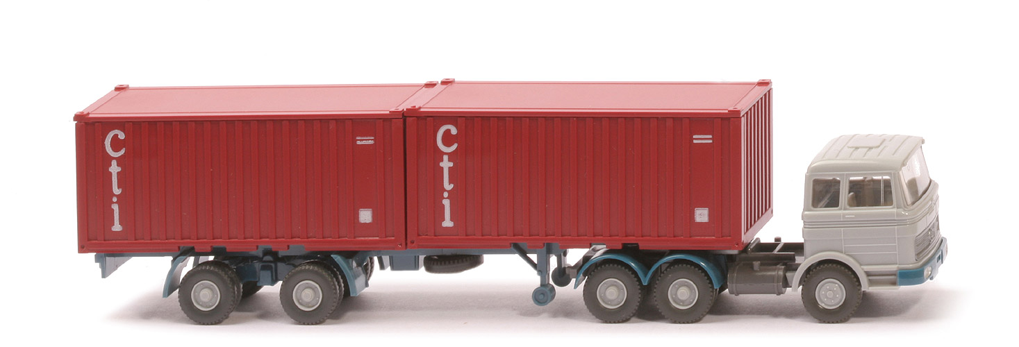MB LPS 2223 Stahl-Container - cti ohne Unterfahrschutz, FH silbergrau - 524/6b