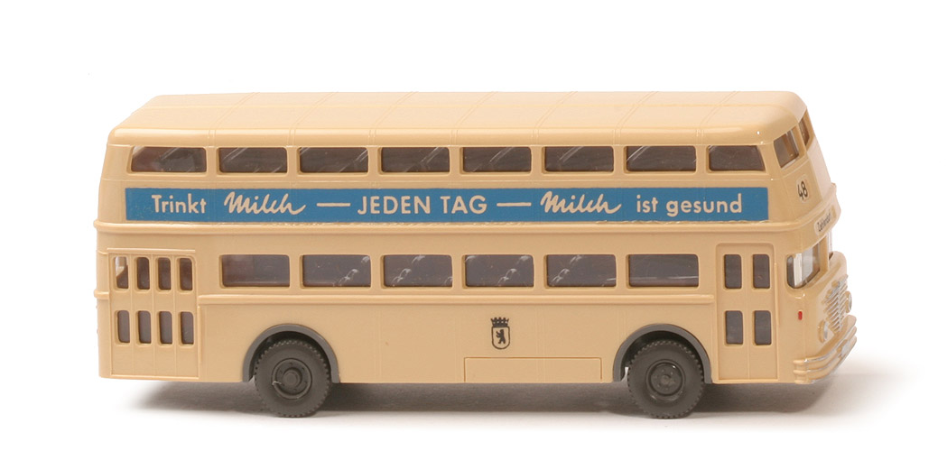 Büssing D2U geschlossen Trinkt Milch - Linie 48 (Zehlendorf) - 722/7d