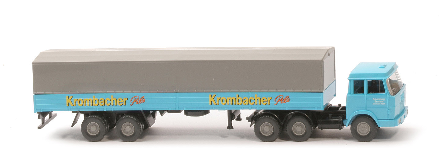 Hanomag Henschel Pritschen-Sattelzug (2008) - Krombacher - nicht erfasst