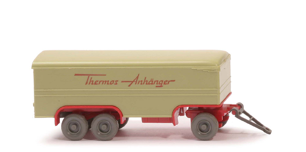 Thermos-Anhänger - Aufbau lindgrün, CH rot, BP WM ohne Kreis - 483/5e