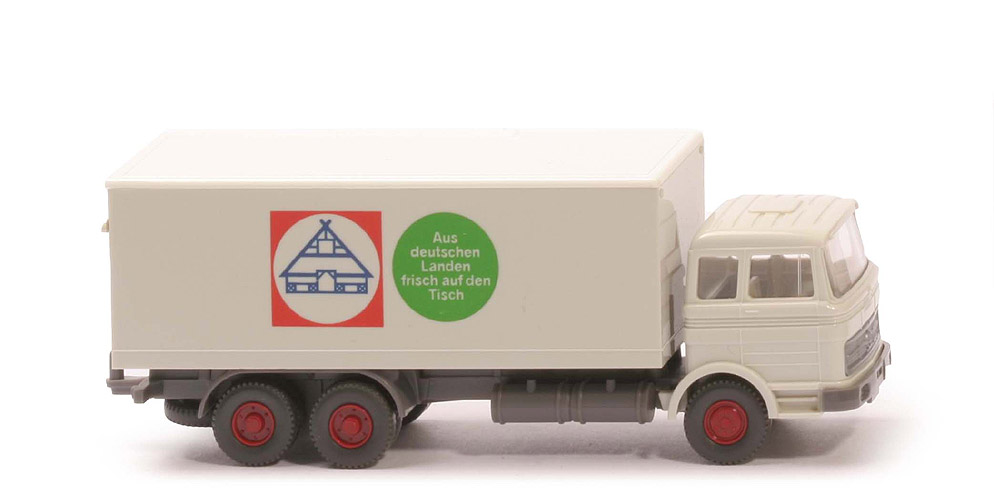 MB LP 2223 Koffer-LKW - Aus deutschen Landen, grauweiß, ..., mit Lkr - 450/11d