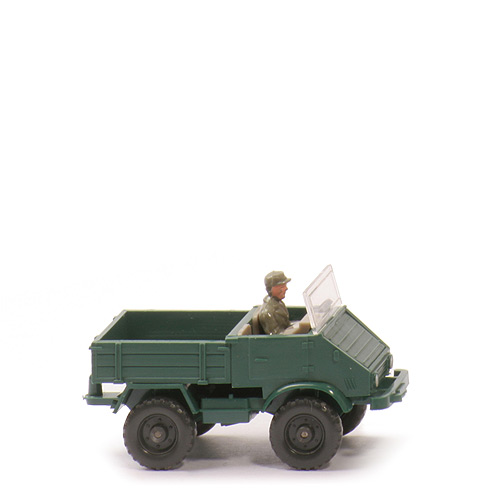 Unimog offen (Typ 4) - Aufbau patinagrün, CH patinagrün, Kardan patinagrün - 370/7i
