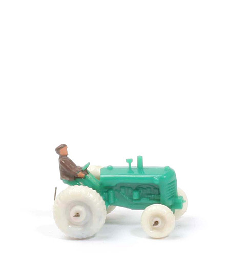 Trecker, feste Achsen - grün, ZH Draht - 380/1d