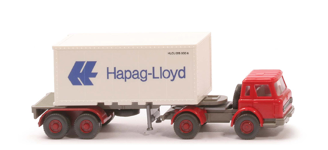 IH Container-Sattelzug 20 ft - Hapag-Lloyd Werbe-Container m. Nr. - Hapag-Lloyd 12 ?