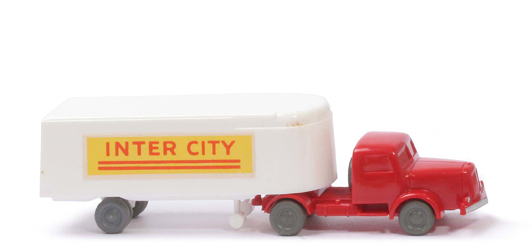 Henschel Alter Kühlsattelzug - Intercity, rot / weiß - 520/11?b