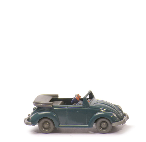 VW Käfer Cabrio mit Frontrahmen - dunkelblaugrau - 33/1d