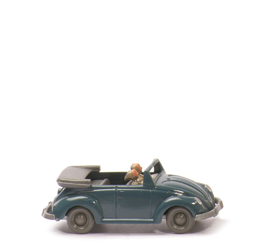 VW Käfer Cabrio mit Frontrahmen - dunkelblaugrau - 33/1d