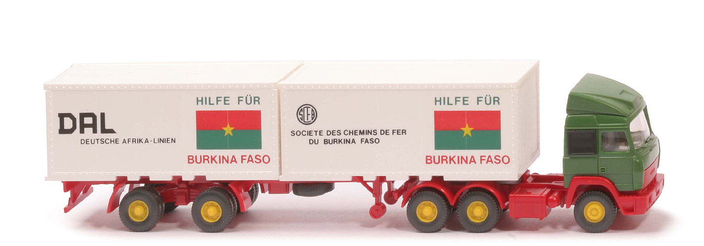 Iveco, 2 x 20 ft Glattwand-Container - DAL, Burkina Faso, Primex - 521a/1
