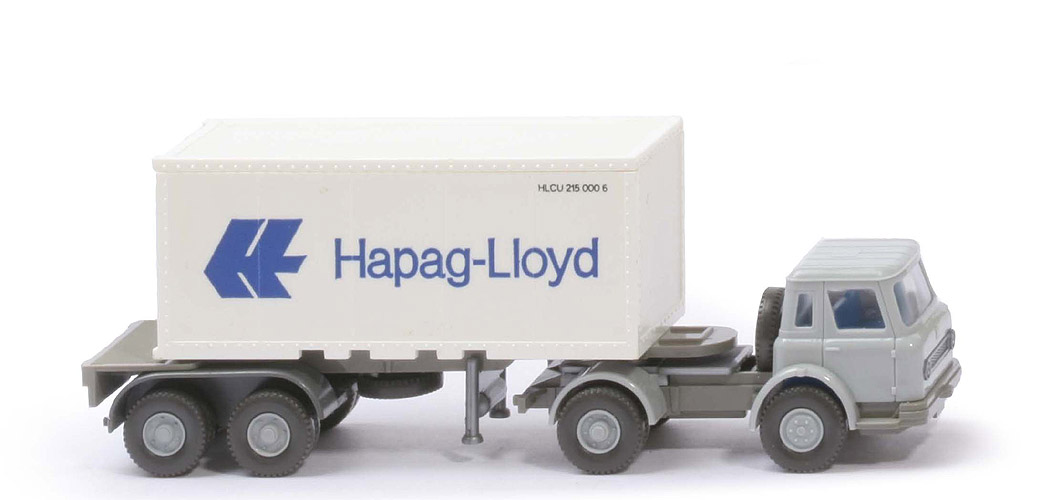 IH Container-Sattelzug 20 ft - Hapag-Lloyd Container m. Nr. - Hapag-Lloyd 12 ?