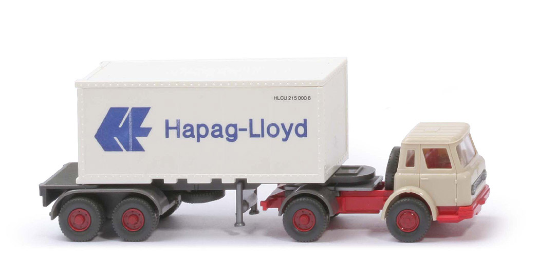 IH Container-Sattelzug 20 ft - Hapag-Lloyd  Container m. Nr. - Hapag-Lloyd 12 ?