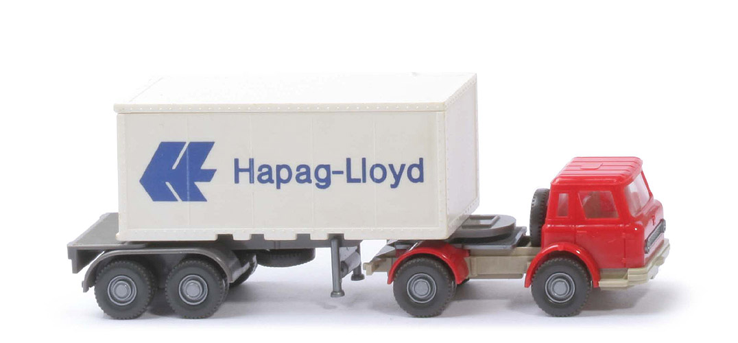 IH Container-Sattelzug 20 ft - Hapag-Lloyd Werbe-Container o. Nr. - Hapag-Lloyd 12 ?
