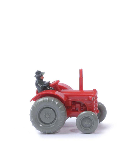 Trecker, breite Haube - rot - 380/3j