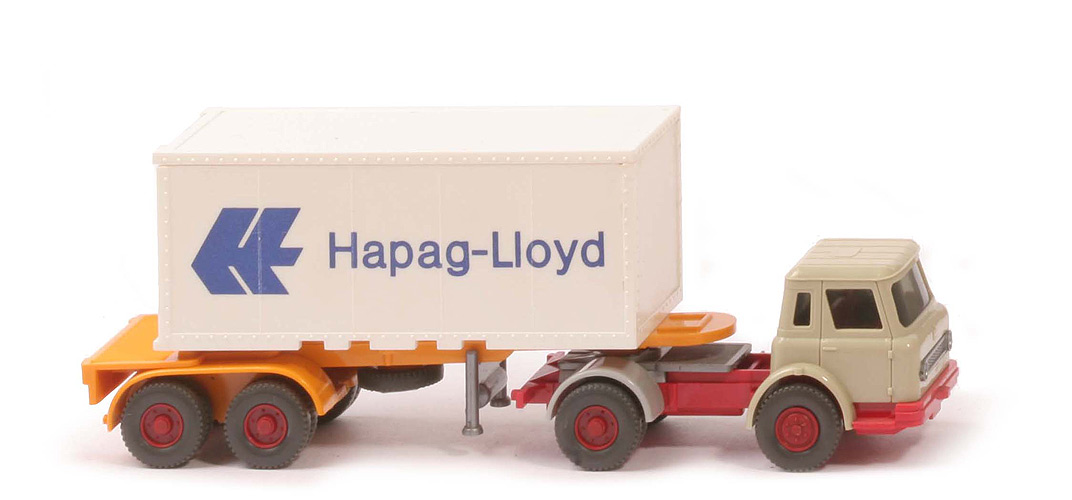 IH Container-Sattelzug 20 ft - Hapag-Lloyd Werbe-Container o. Nr. - Hapag-Lloyd 12 ?