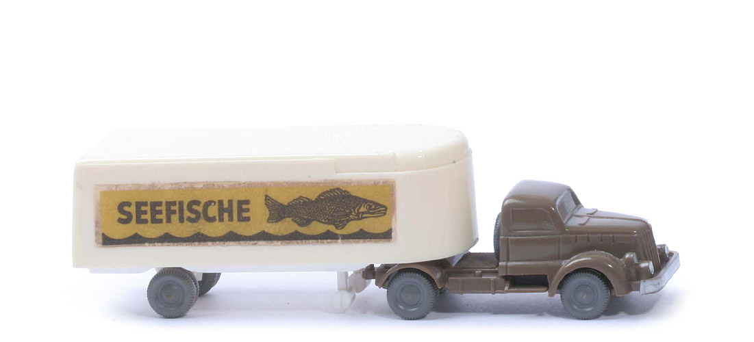 White Alter Kühlsattelzug - Seefische,  blassbraun/cremeweiß - 520/9i