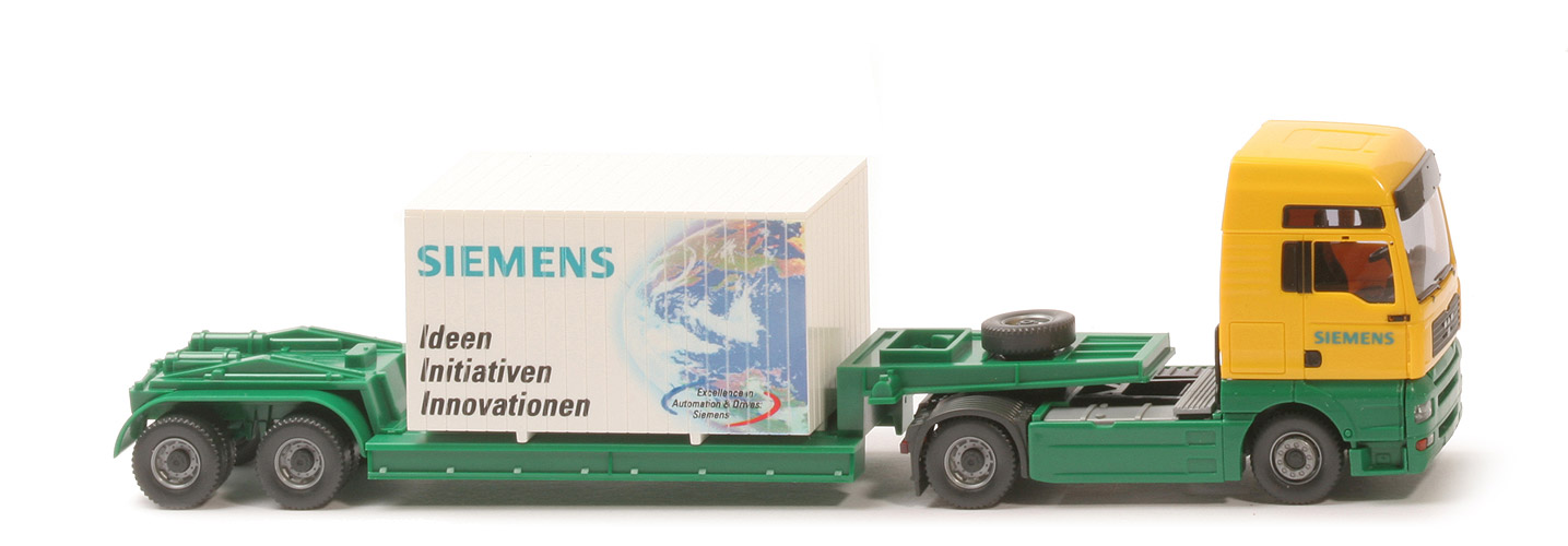 MAN TG-A XXL Tiefladesattelzug (2003) - Siemens: "Ideen Initiativen Innovationen" - nicht erfasst