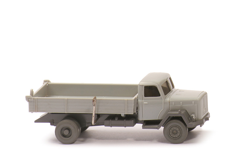 Magirus Saturn Flachpritschenkipper (2-achsig) - FH, PR silbergrau, CH basaltgrau - 424/1c