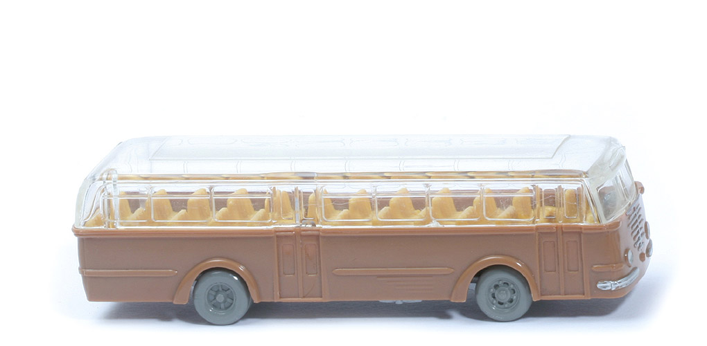 Büssing Trambus - WiK groß, o. Fahrer, ockerbraun, CH silber - Büssing (1) b