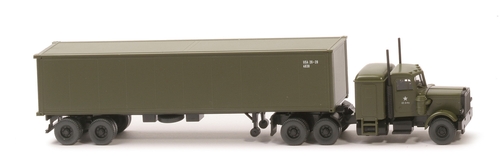 Peterbilt Container-Sattelzug - US-Army - 527a/24