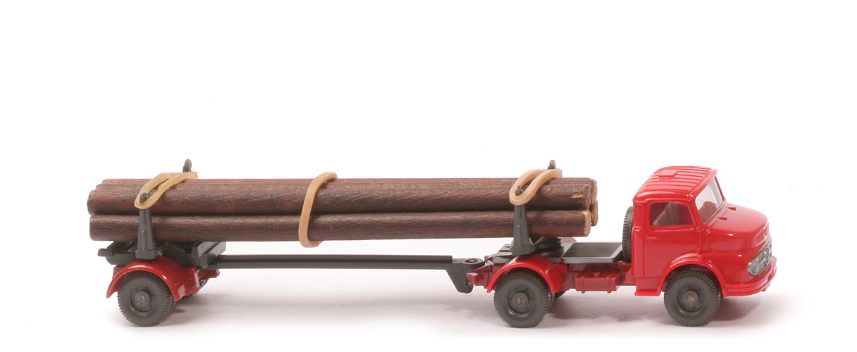 MB 1413 Langholztransporter - FH rot, CH weinrot - 390/10k