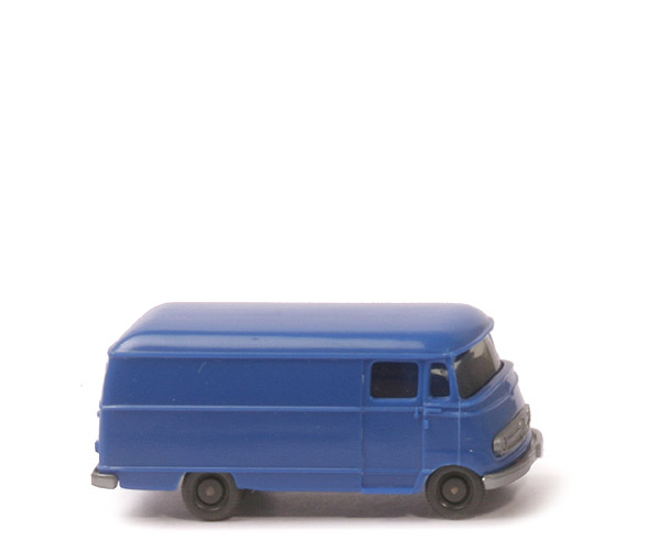 MB L 319 Kasten - Werbemodell Mercedes, ultramarin, WM, im Werbekarton - 265/2 ?