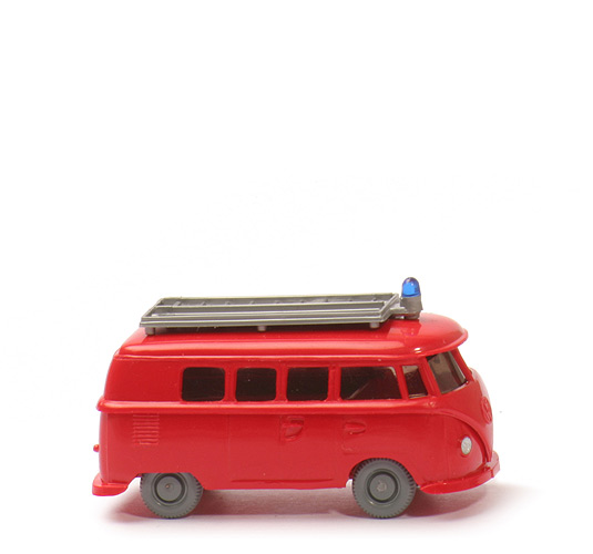 VW T1 Bus kl. Heckscheibe Feuerwehr (2012) - PMS: "Wiking-Verkehrs-Modelle Themenset Feuerwehr" - nicht erfasst