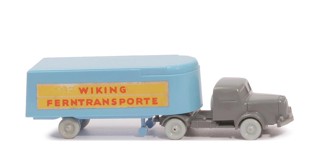 Henschel Alter Kühlsattelzug - Ferntransporte, basaltgrau/lilablau - 520/10q